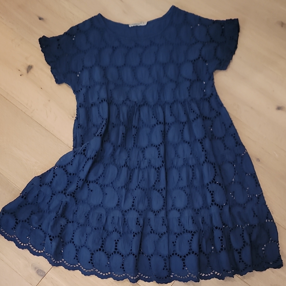 Valentina Elegant Navy Dress